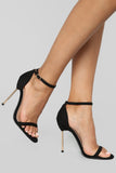 On Repeat Heeled Sandal - Black