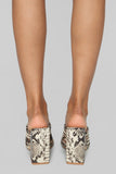 Lose Myself Heeled Sandal - Snake