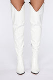 Wild Ride Heeled Boot - White