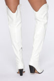 Wild Ride Heeled Boot - White