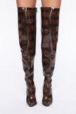 Rarity Heeled Boots - Olive