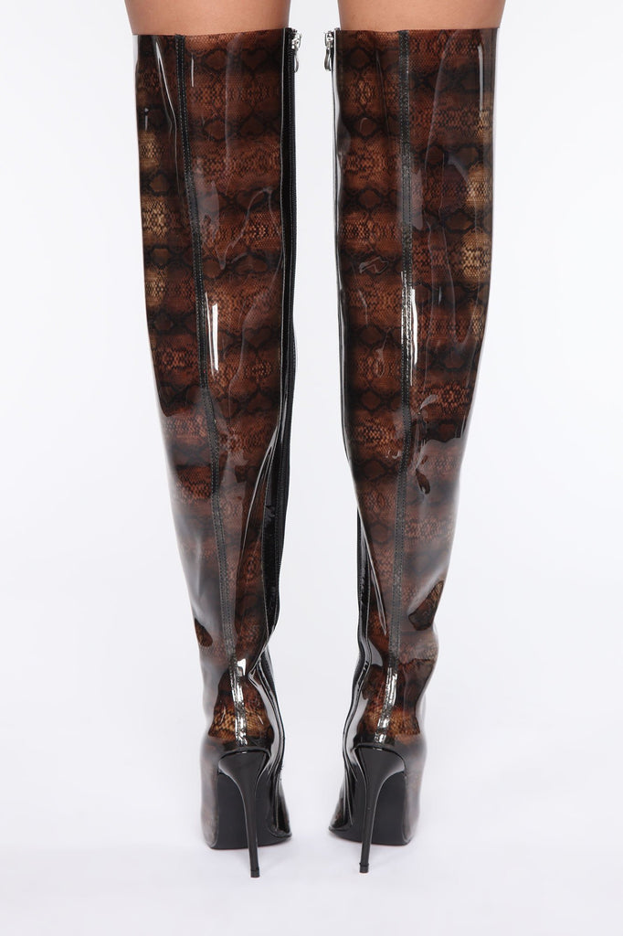 Rarity Heeled Boots - Olive