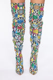 A Boss Status Heeled Boots - Multi Color