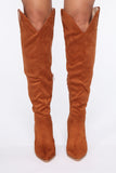 Riding Out Heeled Boot - Chestnut