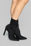 How You Remind Me Booties - Black