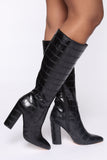Stomp Around Here Boots - Black