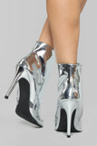 Keep Your Promise Booties - Silver