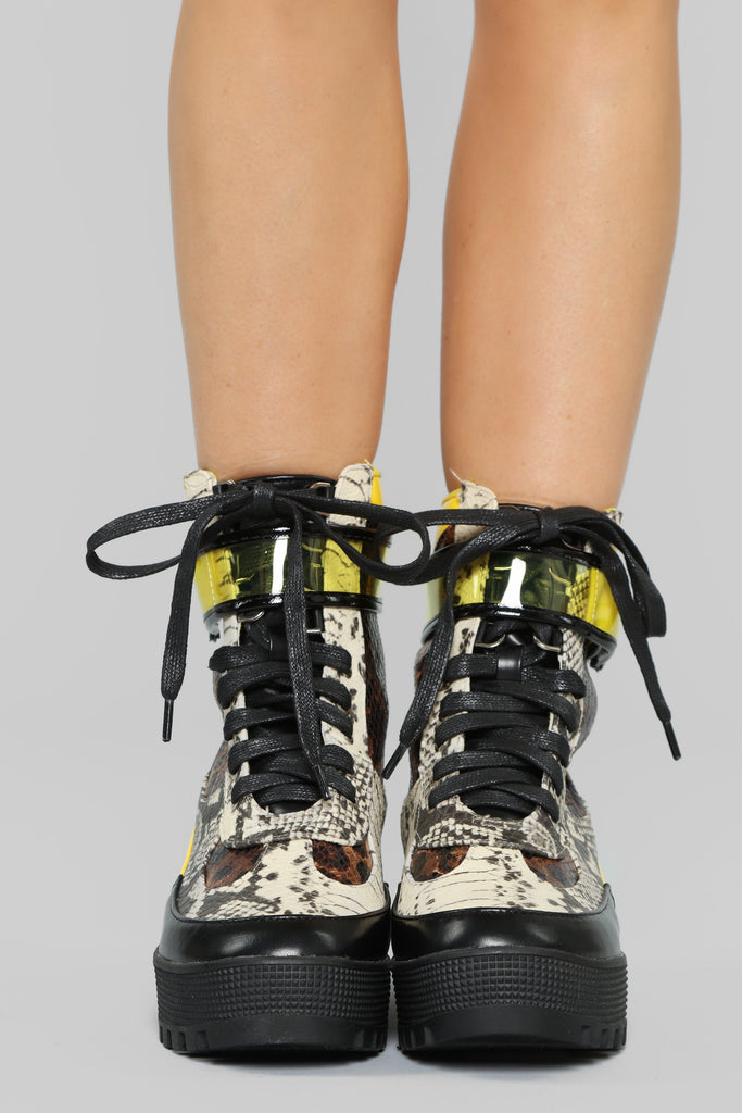 Electric Wave Bootie - Leopard