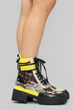 Electric Wave Bootie - Leopard