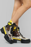 Electric Wave Bootie - Leopard