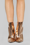Keep Your Promise Booties - Rose Gold