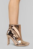 Keep Your Promise Booties - Rose Gold