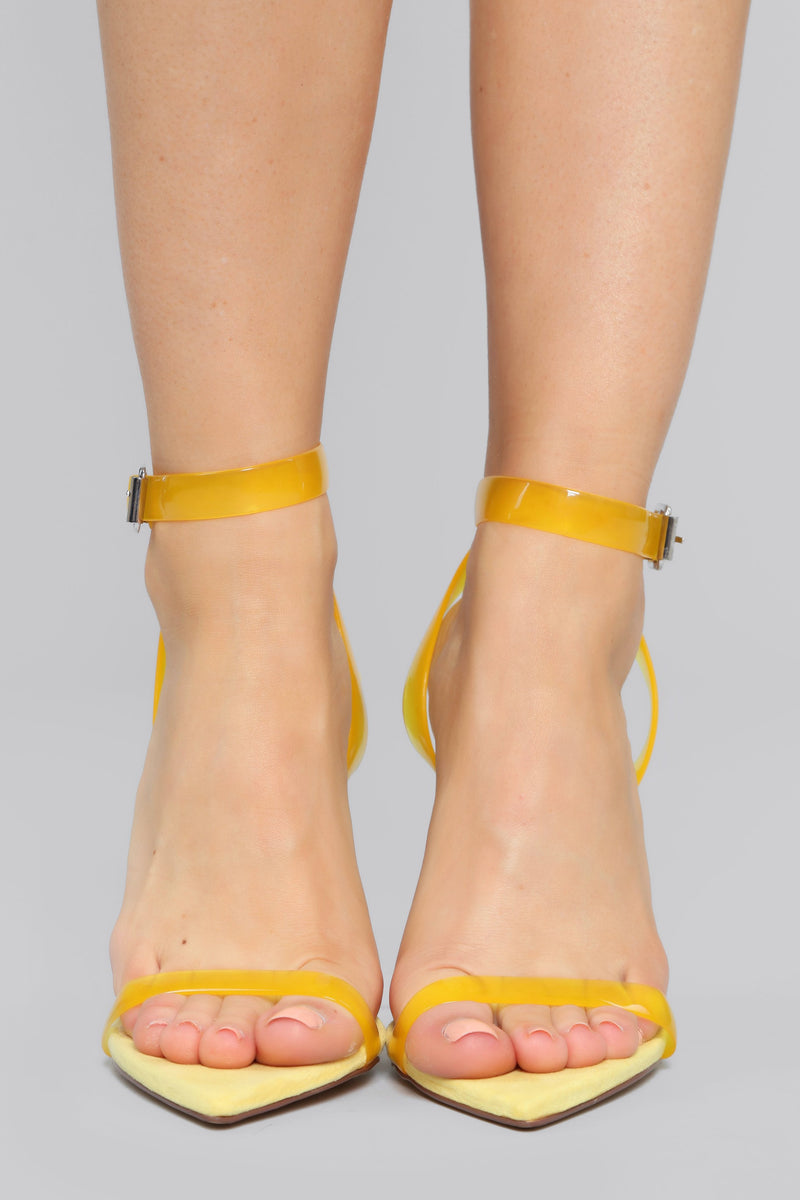 Calling For You Heeled Sandal - Yellow