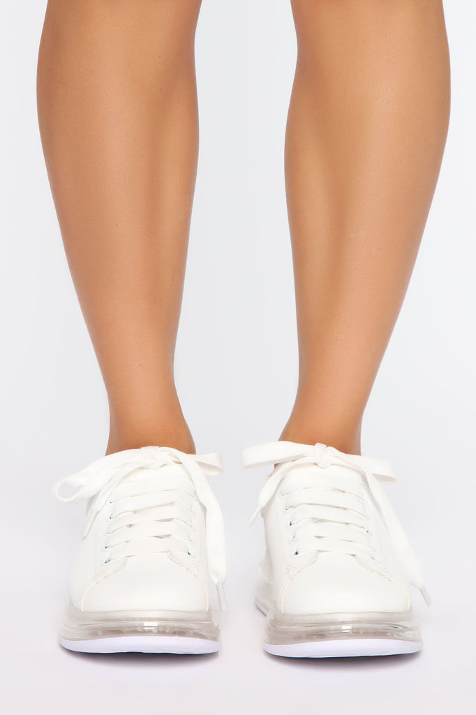Always Seem To Shock Me Sneakers - White
