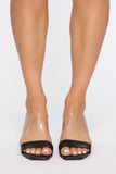 Brunch It Up Heeled Sandals - Black