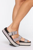 Charmed Life Flat Sandal - Black
