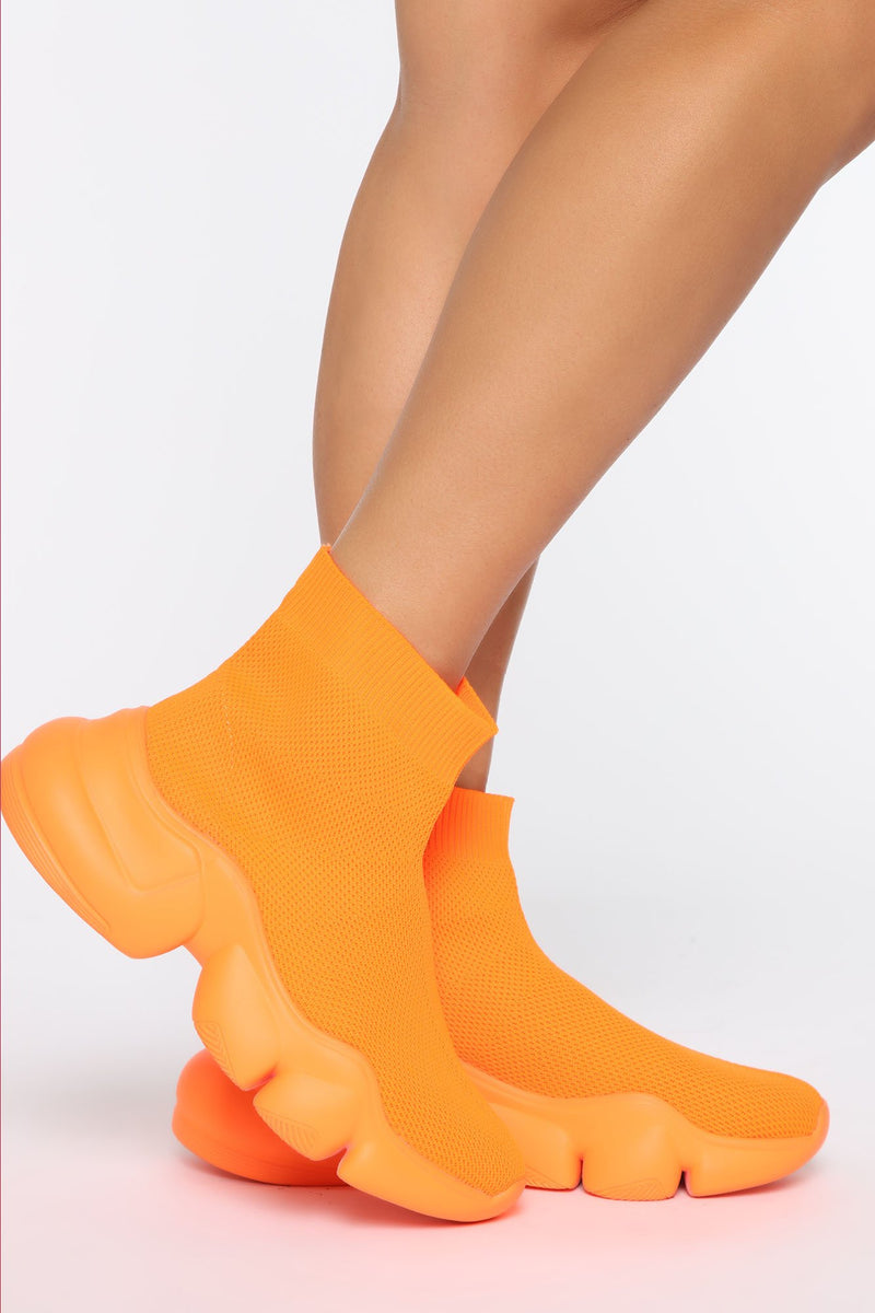 Ready For It All Sneakers - Orange