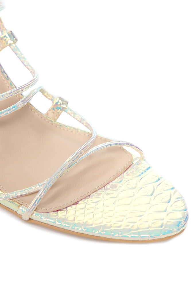 Be Dazzled Heeled Sandal - Multi
