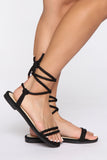 Back To Reality Sandals - Black