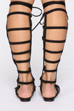 For All We Know Gladiator Sandals - Black