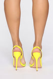 One Of A Kind Pumps - Yellow
