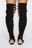 Ready Set Go Gladiator Sandals - Black