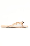 Studded Sister Flat Sandal - Blush