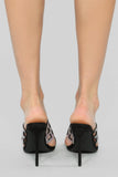Bling It Out Heeled Sandal - Black