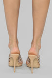 Bling It Out Heeled Sandal - Nude