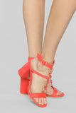 Ring Me Up Heeled Sandal - Coral