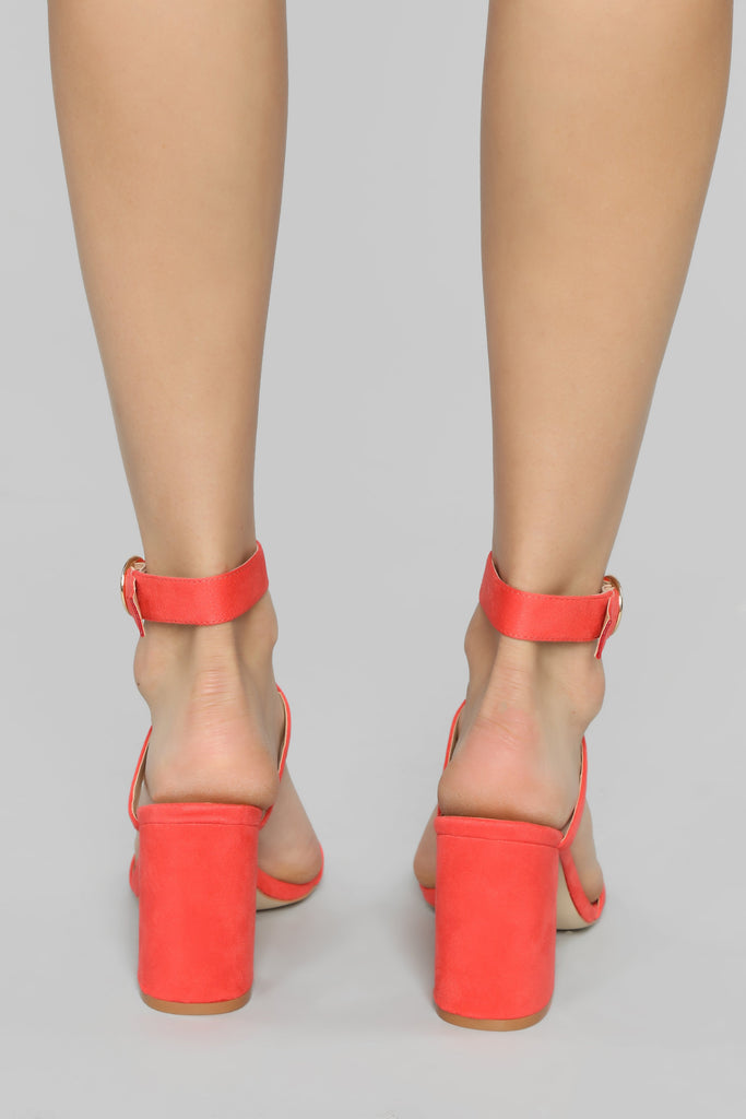 Ring Me Up Heeled Sandal - Coral