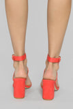 Ring Me Up Heeled Sandal - Coral