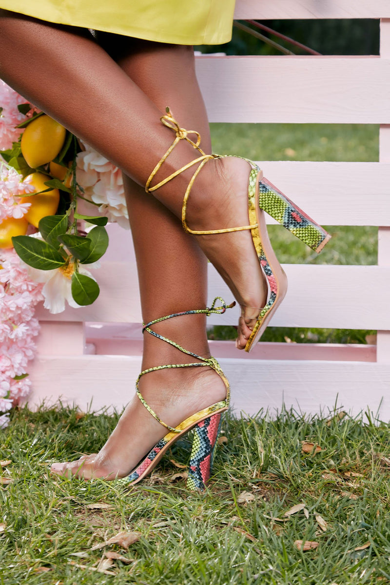 Try To Let Go Heels - Snake Multi
