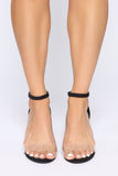 Perfect Match Heeled Sandal - Black
