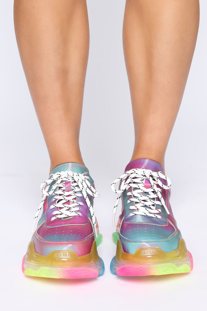 Drives Me Crazy Sneakers - Multi Color