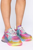 Drives Me Crazy Sneakers - Multi Color