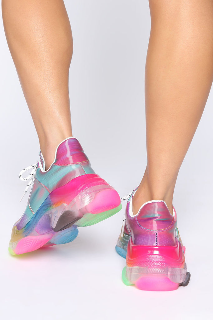 Drives Me Crazy Sneakers - Multi Color