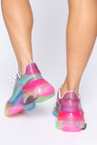 Drives Me Crazy Sneakers - Multi Color