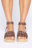 Analia Wedges - Leopard