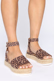 Analia Wedges - Leopard