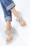 Bowtiful Day Sandal - Clear