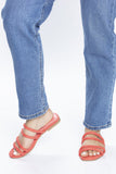 Here We Go Again Sandal - Coral