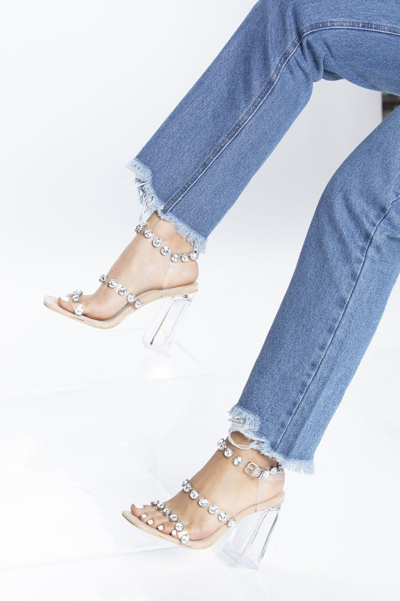 Sweet Loving Heel Sandal - Nude
