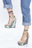 Hot List Wedges - Yellow/combo