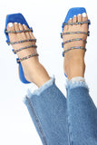 Last Chance Flat Sandal - Blue