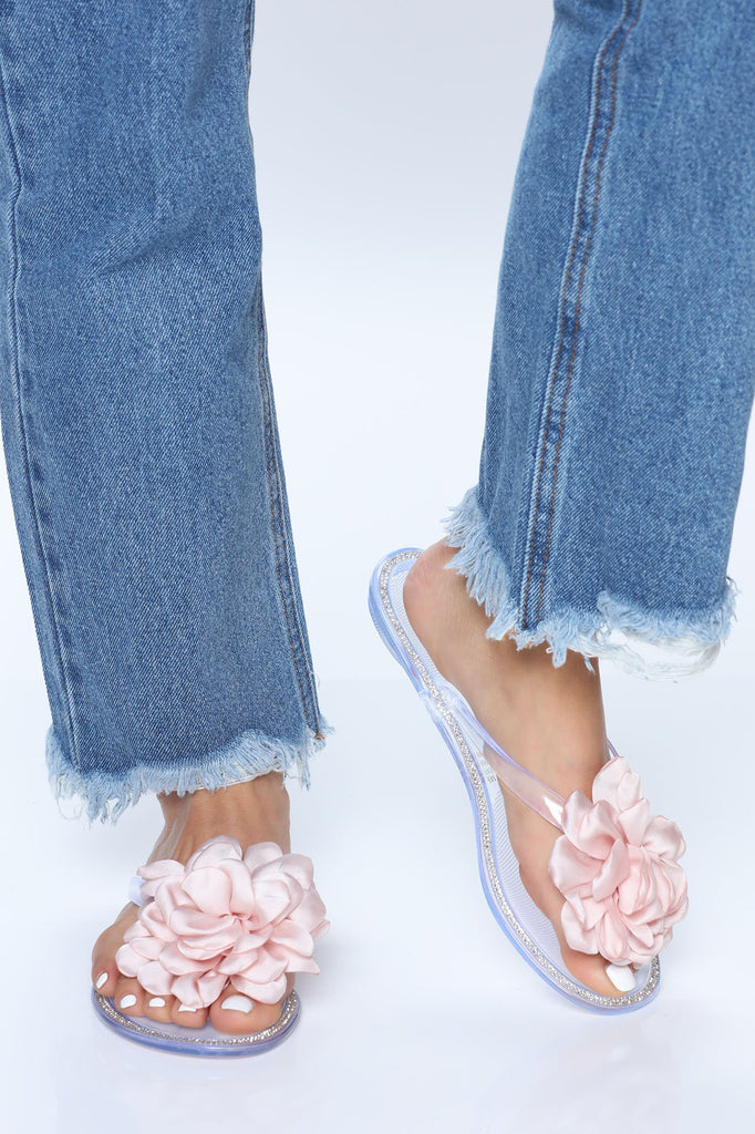 Sweet Little Thing Flat Sandal - Clear