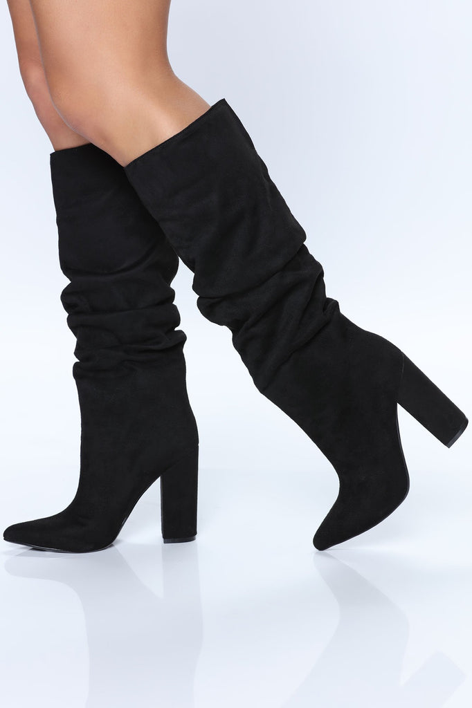 Here For A Good Time Boots - Black