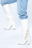 This Is Not A Game Boots - White