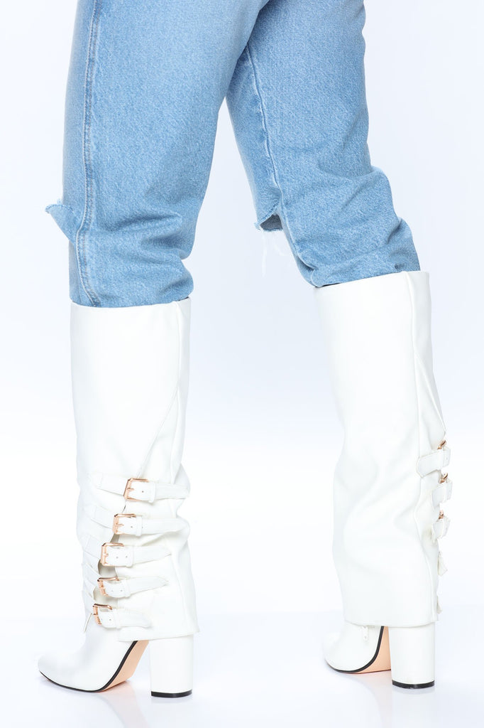 This Is Not A Game Boots - White