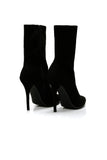 No Snakes Allowed Heel Bootie - Black